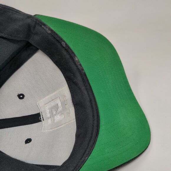 Game Up Snapback Hat Black OSFA Embroidered 6 Panel Sport-Tek - Picture 7 of 8